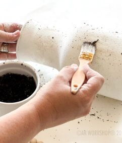 Tutorial for DIY Faux Pottery