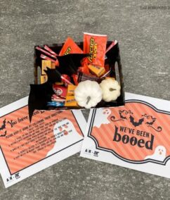 Free Halloween Boo Sign for Booing Friends + Neighbors