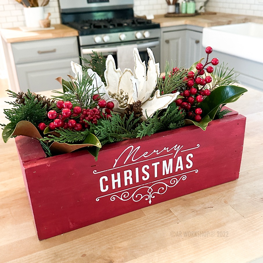 DIY centerpiece box