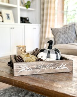DIY box tray
