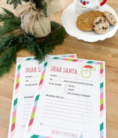 Free Printable Letter to Santa