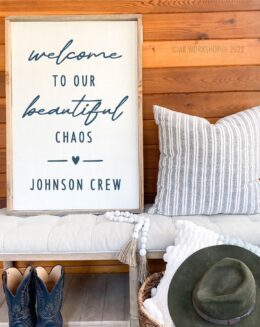 DIY home decor project