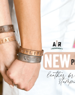 leather bracelet stamping