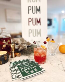 DIY rum bar