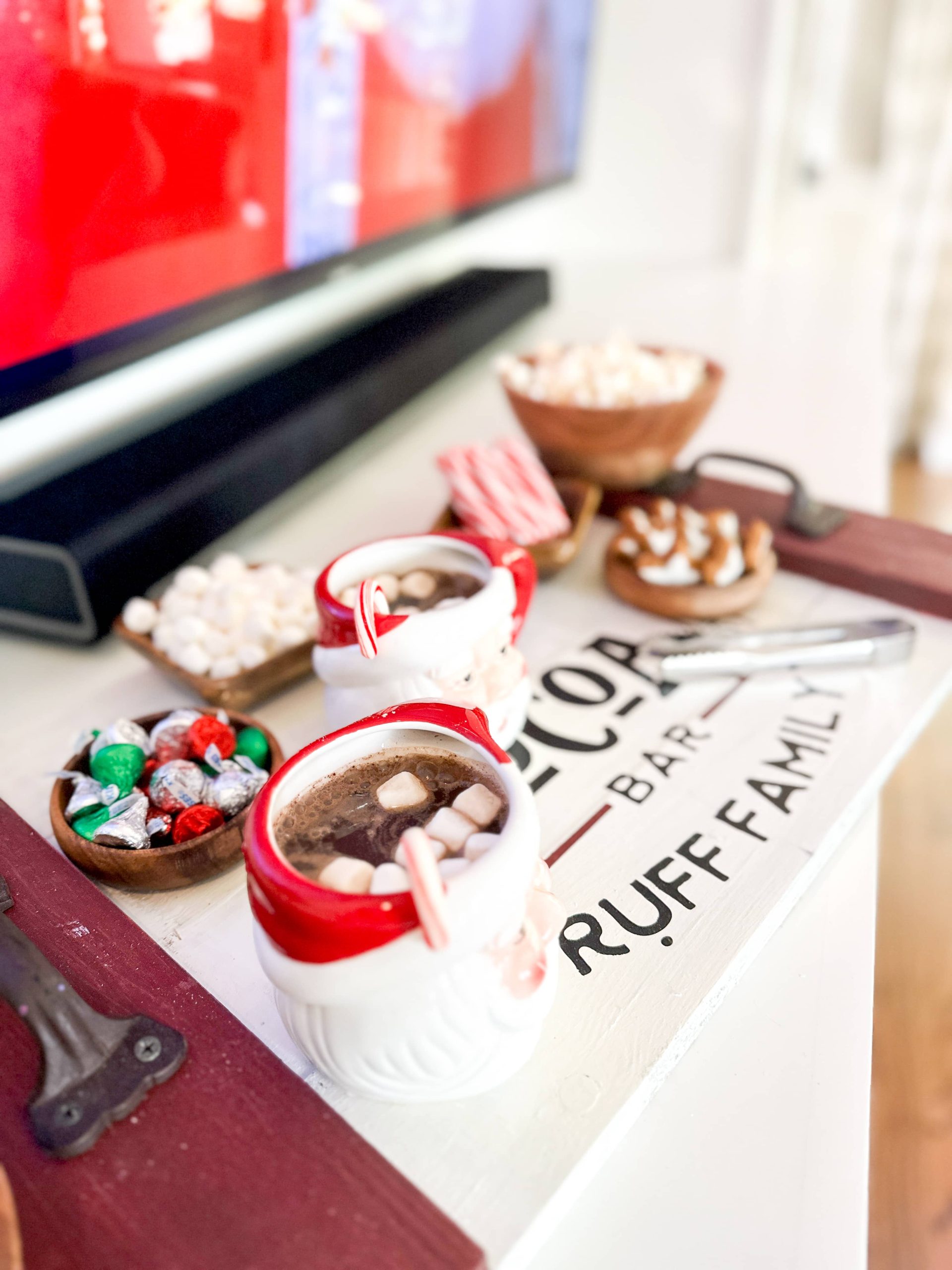 DIY hot cocoa bar