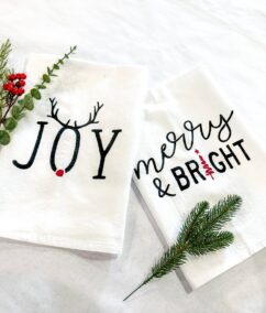 Holiday Tea Towel DIY-to-Go Kits from AR Workshop: Available Now
