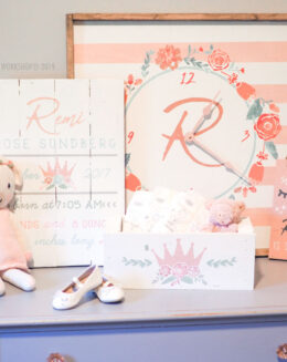 DIY baby shower decor