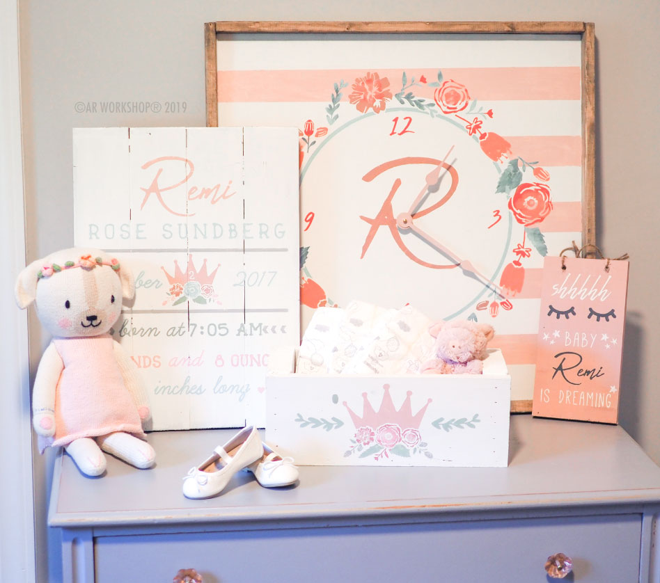 DIY baby shower decor