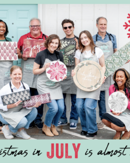 Christmas in July DIY