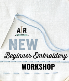 Learn to Hand Embroider with AR Workshop