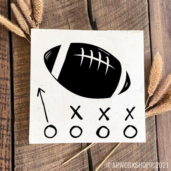 DIY football decor