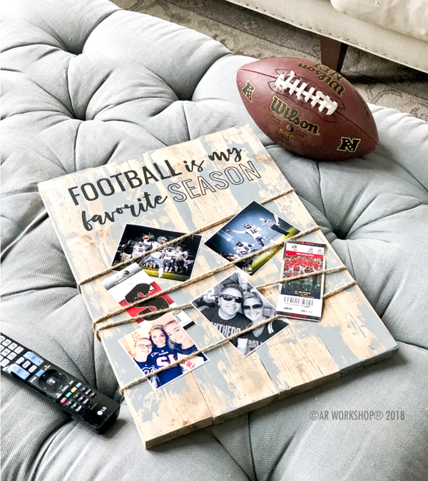 DIY football decor