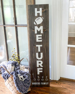 DIY football decor