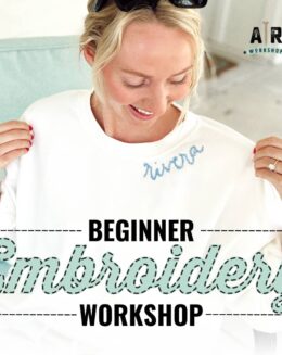 DIY hand-embroidery