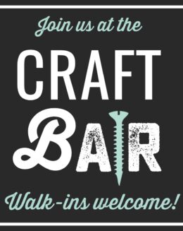 DIY Craft Bar