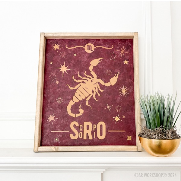 DIY Zodiac sign home decor