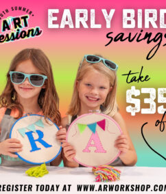 AR Workshop Youth Summer Art Camp 2025- Now Booking