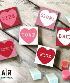 2025 Valentine’s Day DIY To-Go Kits from AR Workshop