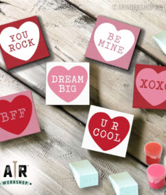 2025 Valentine’s Day DIY To-Go Kits from AR Workshop