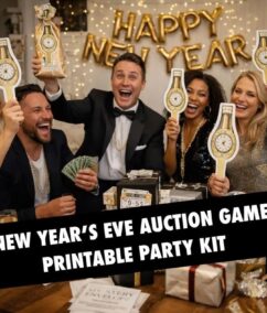 Buy Now: The New Year’s Eve Auction Game Printable Is Here
