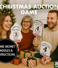 The Viral Christmas Auction Party Game Everyone’s Printing This Holiday
