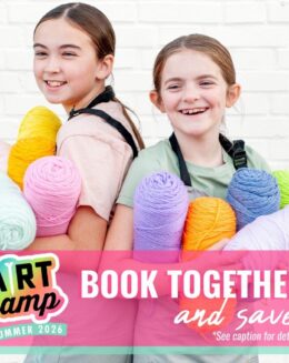 Summer art camp discounts for kids