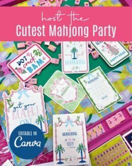 Mahjong night printable