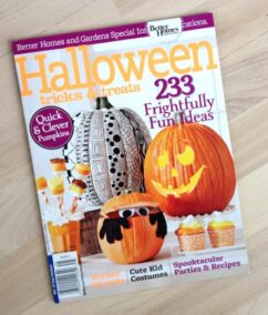 Anders Ruff Partners with Better Homes and Gardens – Halloween Tricks and Treats Issue on stands!