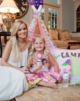 Emily Maynard Glam Camping Birthday Party