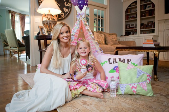 Emily Maynard Glam Camping Birthday Party