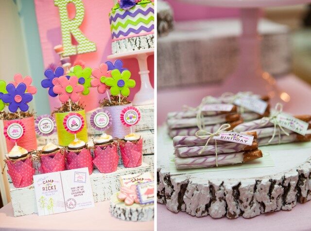 Emily Maynard Glam Camping Birthday Party
