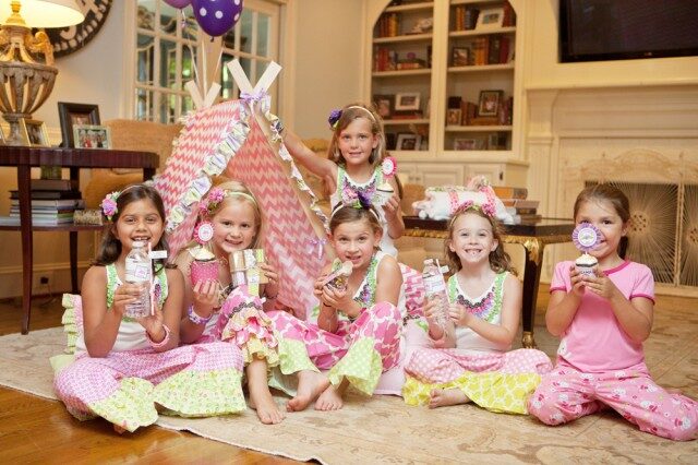 Emily Maynard Glam Camping Birthday Party