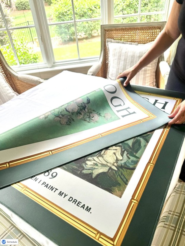 Van Gogh Mahjong mat
