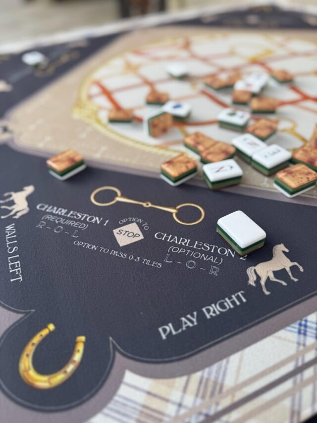 equestrian mahjong mat