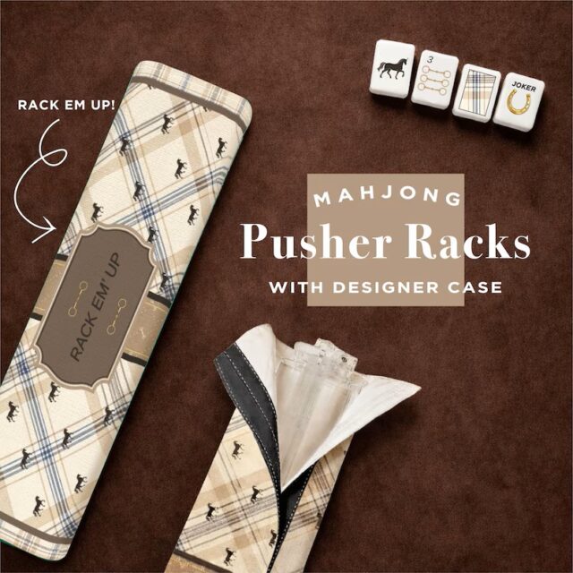Mahjong pusher racks