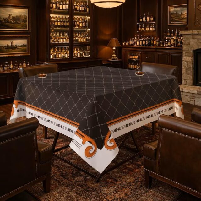 equestrian mahjong tablecloth