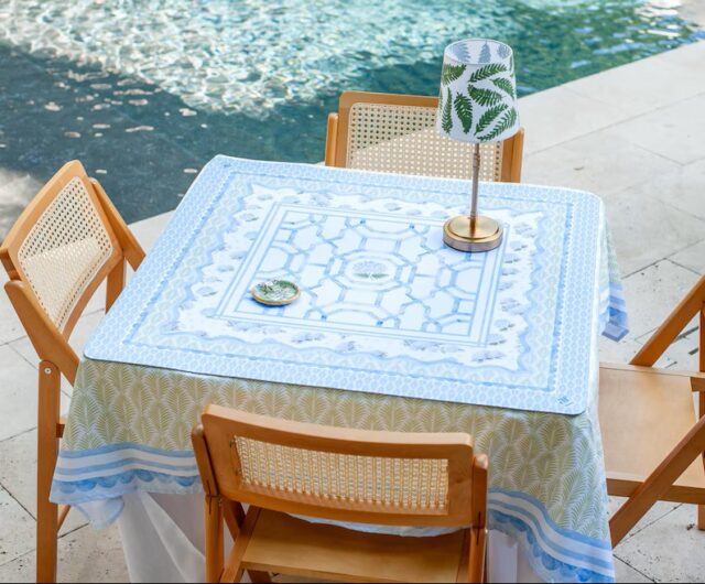 hydrangea mahjong mat