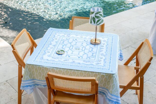 hydrangea mahjong mat