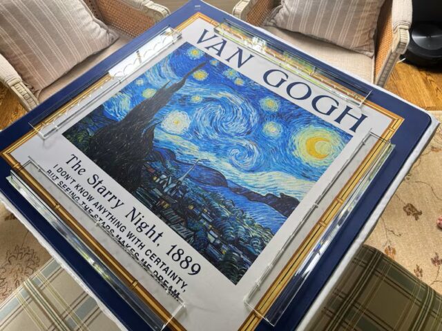 Van Gogh Mahjong mat