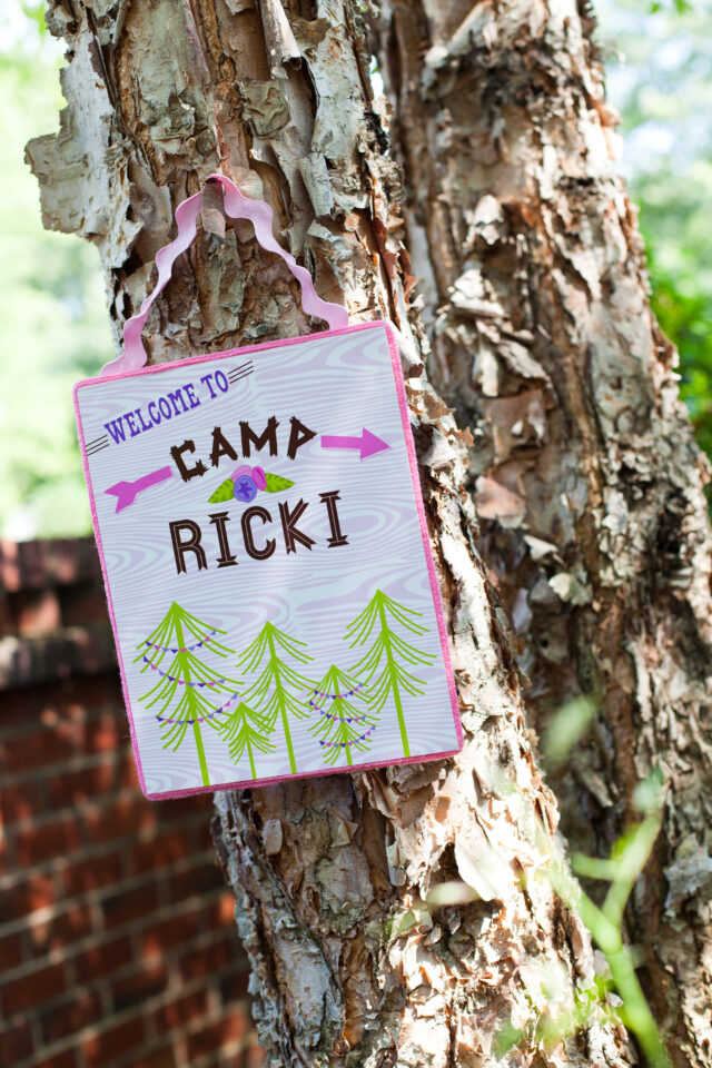 Emily Maynard Glam Camping Birthday Party