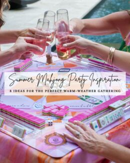 summer mahjong party ideas