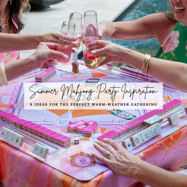 summer mahjong party ideas