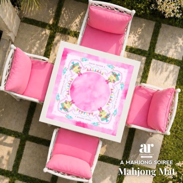 designer mahjong mat