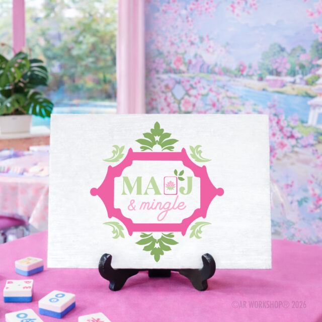 DIY mahjong home decor