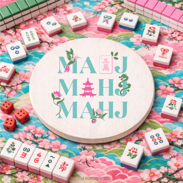 DIY mahjong home decor