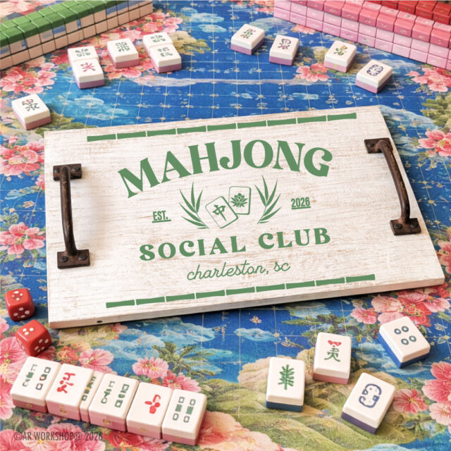 DIY mahjong home decor