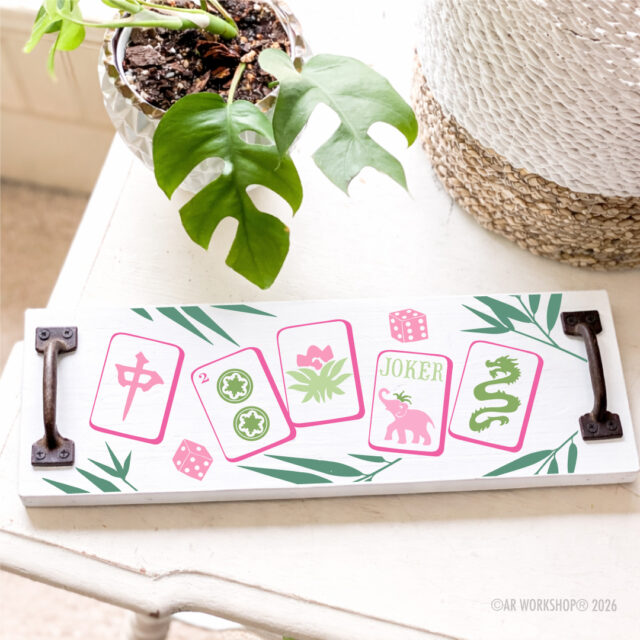 DIY mahjong home decor