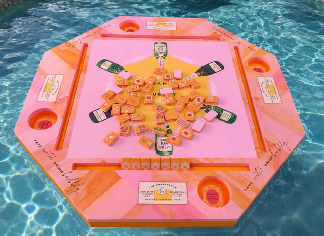 travel mahjong floating mat