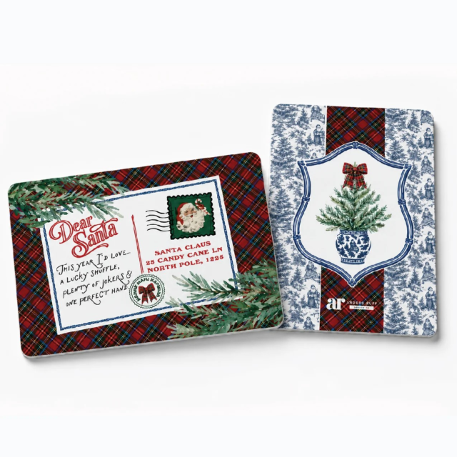 Christmas mahjong tile shufflers