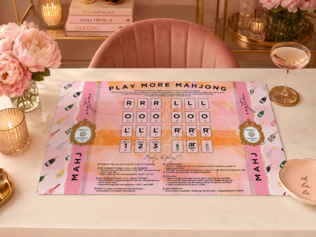 solo mahjong mat